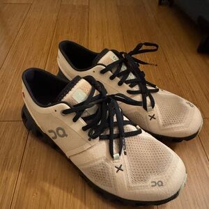 On Running Women's Athletic Shoes - Black and Peach